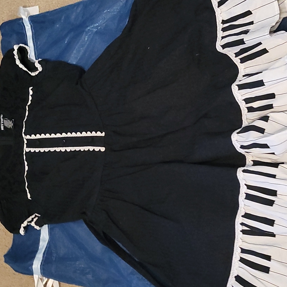Hottopic Lolita Piano Key Dress
